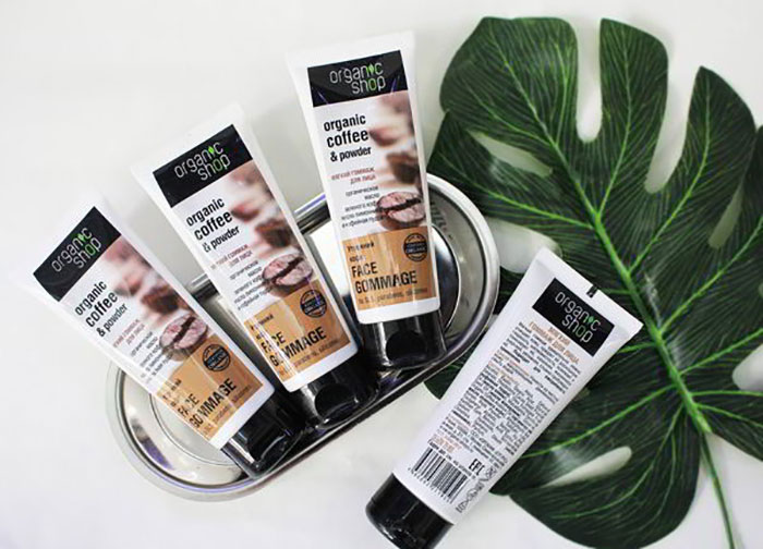 Kem Tẩy Da Chết Mặt Organic Shop Organic Coffee And Powder Của Nga Tẩy Tế Bào Chết-1